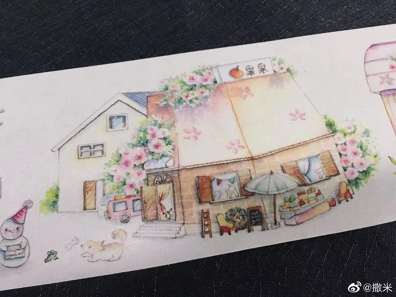 水彩插画小店铺系列二《清风街》（图ZMzYwNzM2MzY4） - 商业插画 - 站酷设计师hbjoan原创素材 - 站酷ZCOOL