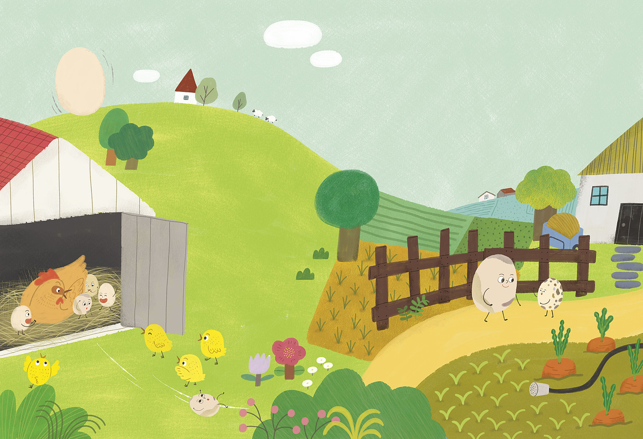 儿童期刊内页插图