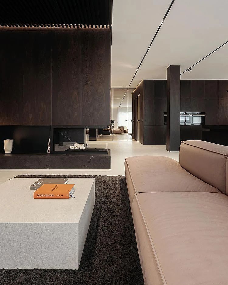 家装案例赏析——263㎡极简大平层,极简于形,优雅于里