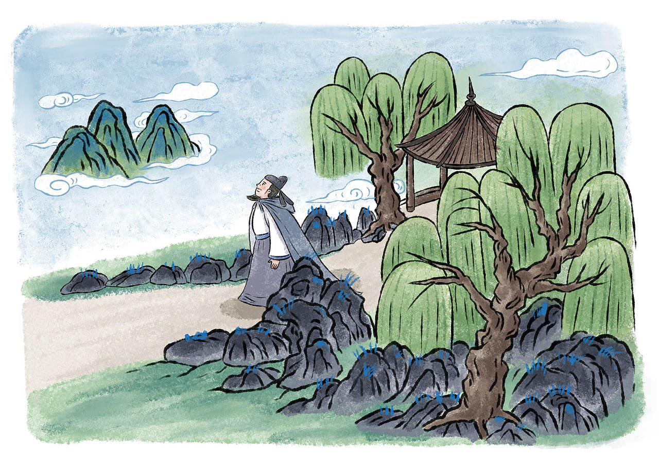 【古风插画】四川教育出版社-国学古诗词项目-合集2