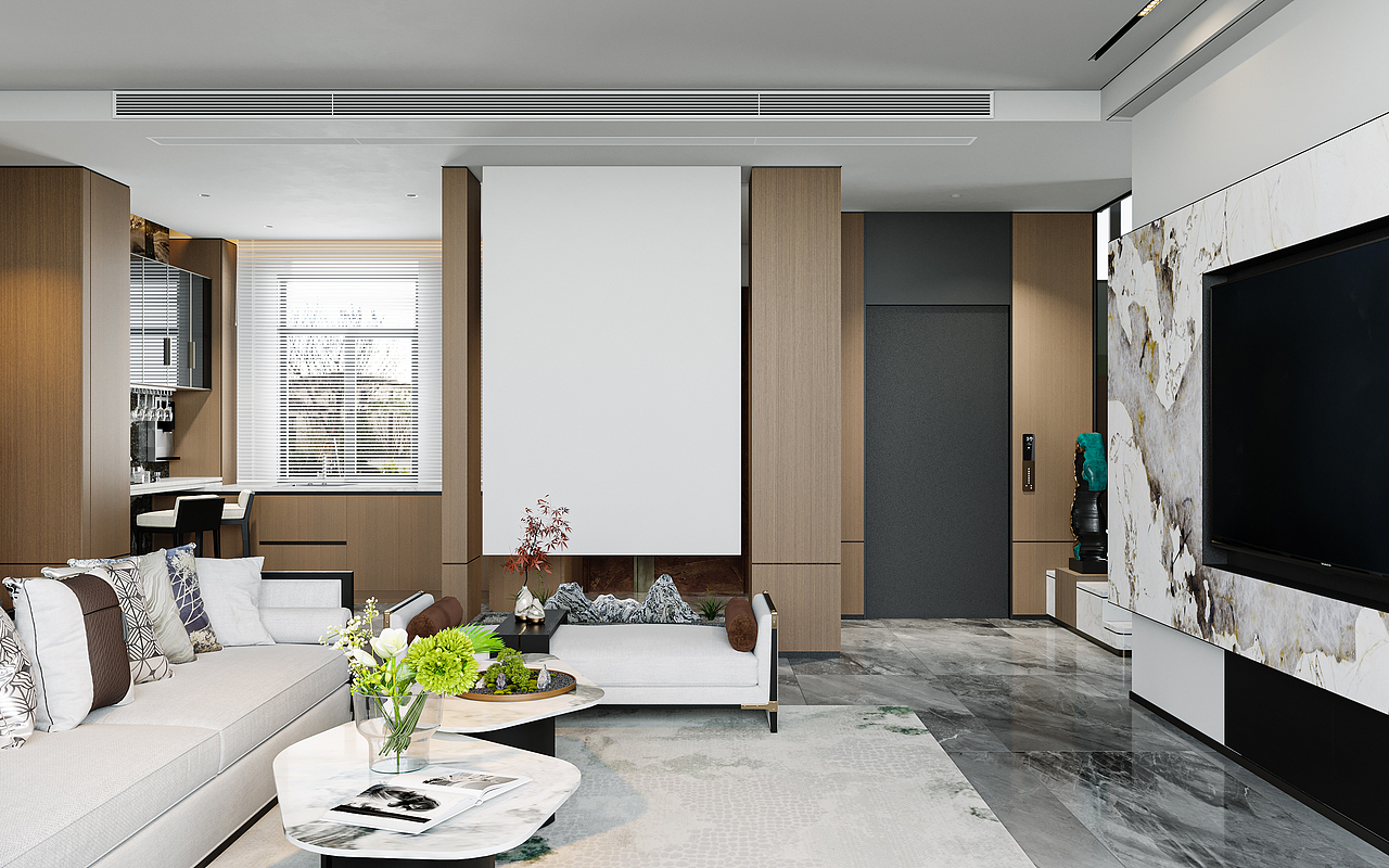 泰安 硕园经典现代中式别墅（图ZMzEzMDExMDQ4） - 家装设计 - 站酷设计师算命先生2021原创素材 - 站酷ZCOOL