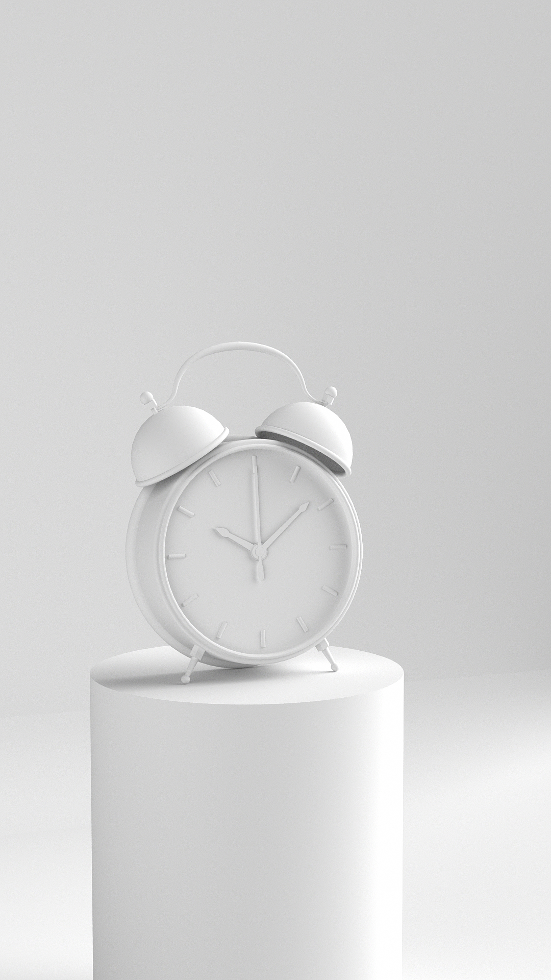 PS/C4D:小蒋同学——闹钟