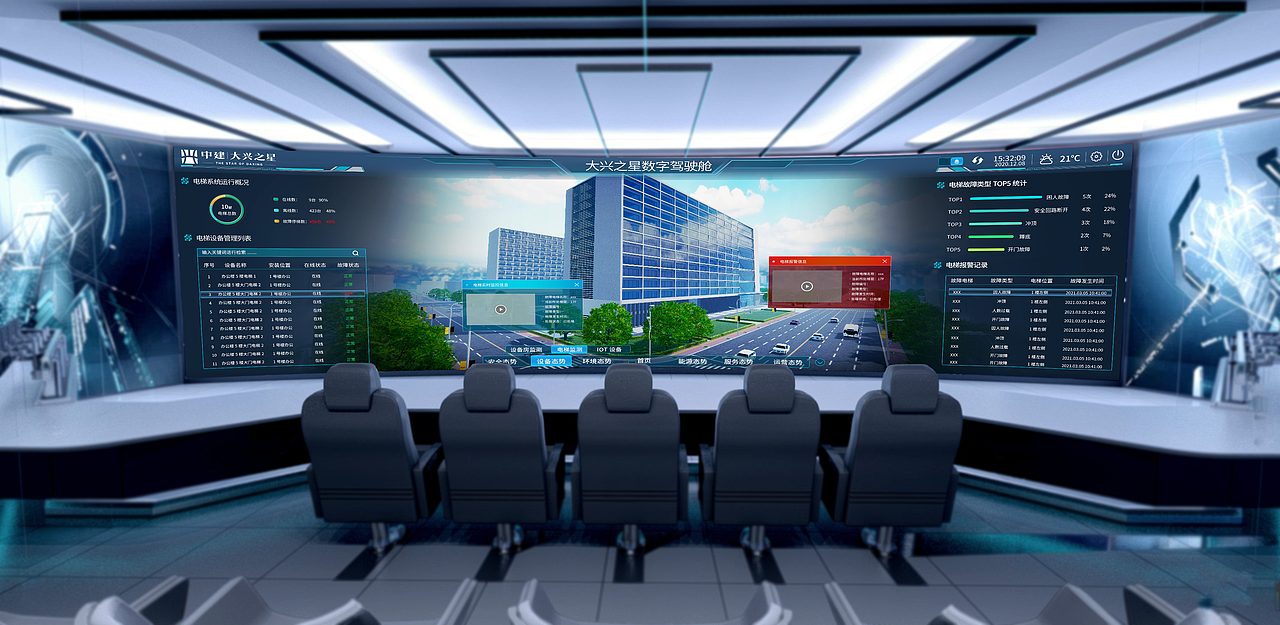 大兴数字驾驶舱设计-【UI+场景设计】（图ZMzQ5NjAxNDc2） - 场景 - 站酷设计师璐璐_茶叶蛋原创素材 - 站酷ZCOOL