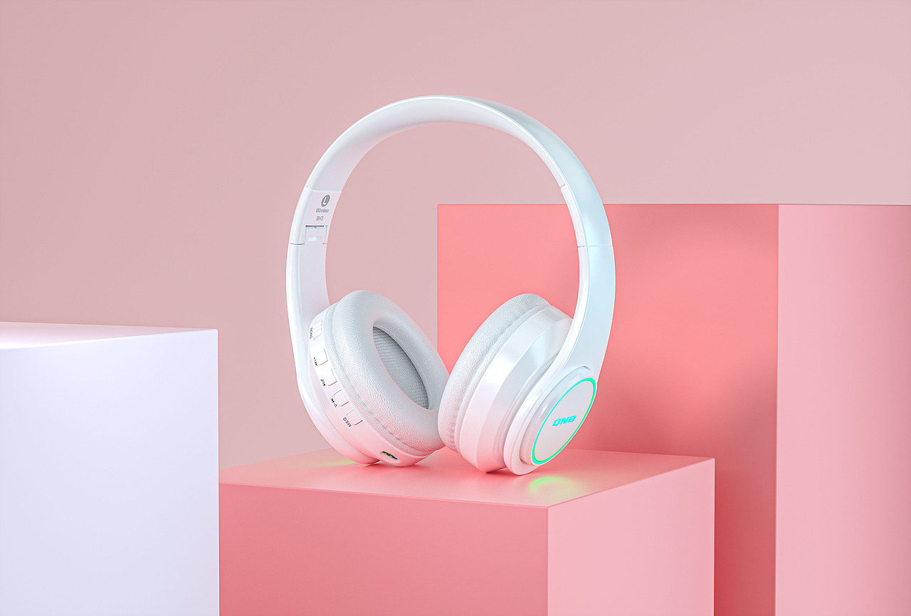 奇联无线耳机产品渲染系列