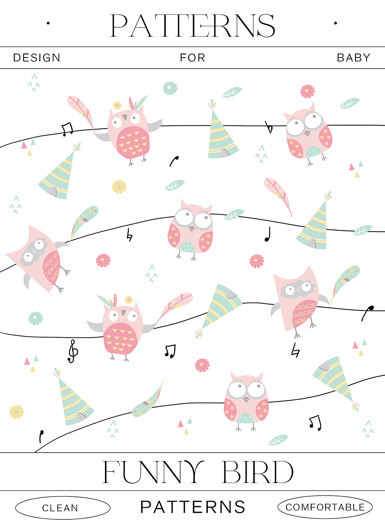 母婴产品图案设计（图ZMjk5NDc3Mjky） - 图案 - 站酷设计师阿费Feicy原创素材 - 站酷ZCOOL