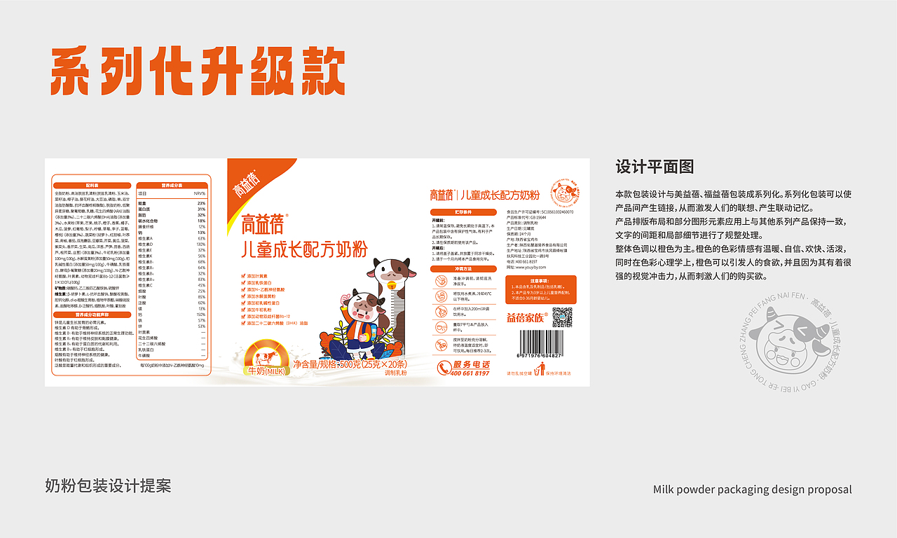 高益蓓-儿童成长配方奶粉（图ZMzM4NTc4MzQ0） - 包装 - 站酷设计师言旬创意设计原创素材 - 站酷ZCOOL