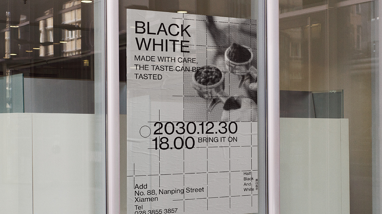 黑白咖啡｜BLACK&WHITE COFFEE 品牌设计（图ZMzA2MTU0Mjky） - 品牌 - 站酷设计师也灿烂原创素材 - 站酷ZCOOL