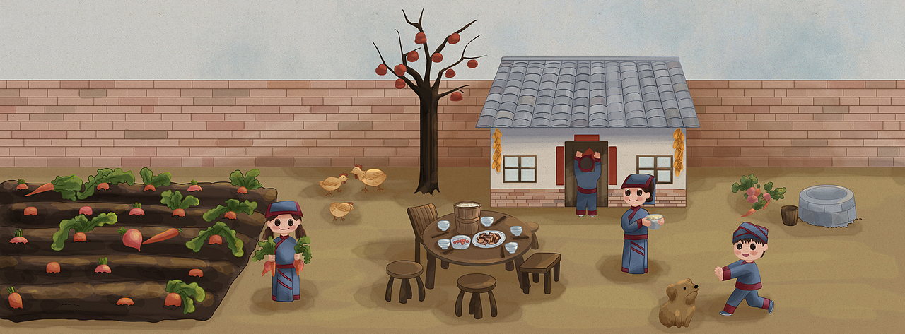 过年时的红萝卜（图ZMzI2OTcxODg0） - 儿童插画 - 站酷设计师海代汤原创素材 - 站酷ZCOOL