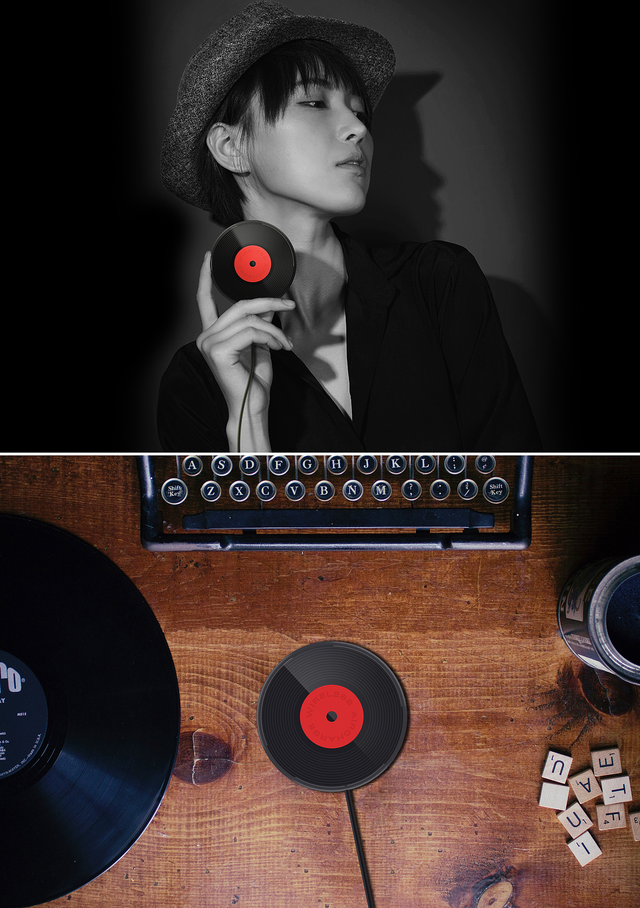 南孚Aircharge黑胶无线充