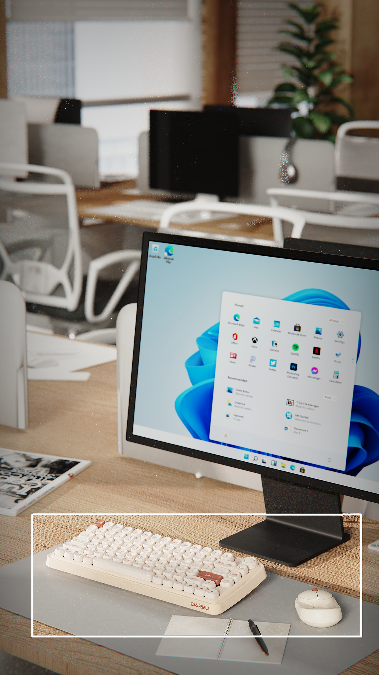 达尔优小方糖无线机械键盘（图ZMzE0ODM5NzUy） - 电子产品 - 站酷设计师黄大仙也牛逼原创素材 - 站酷ZCOOL
