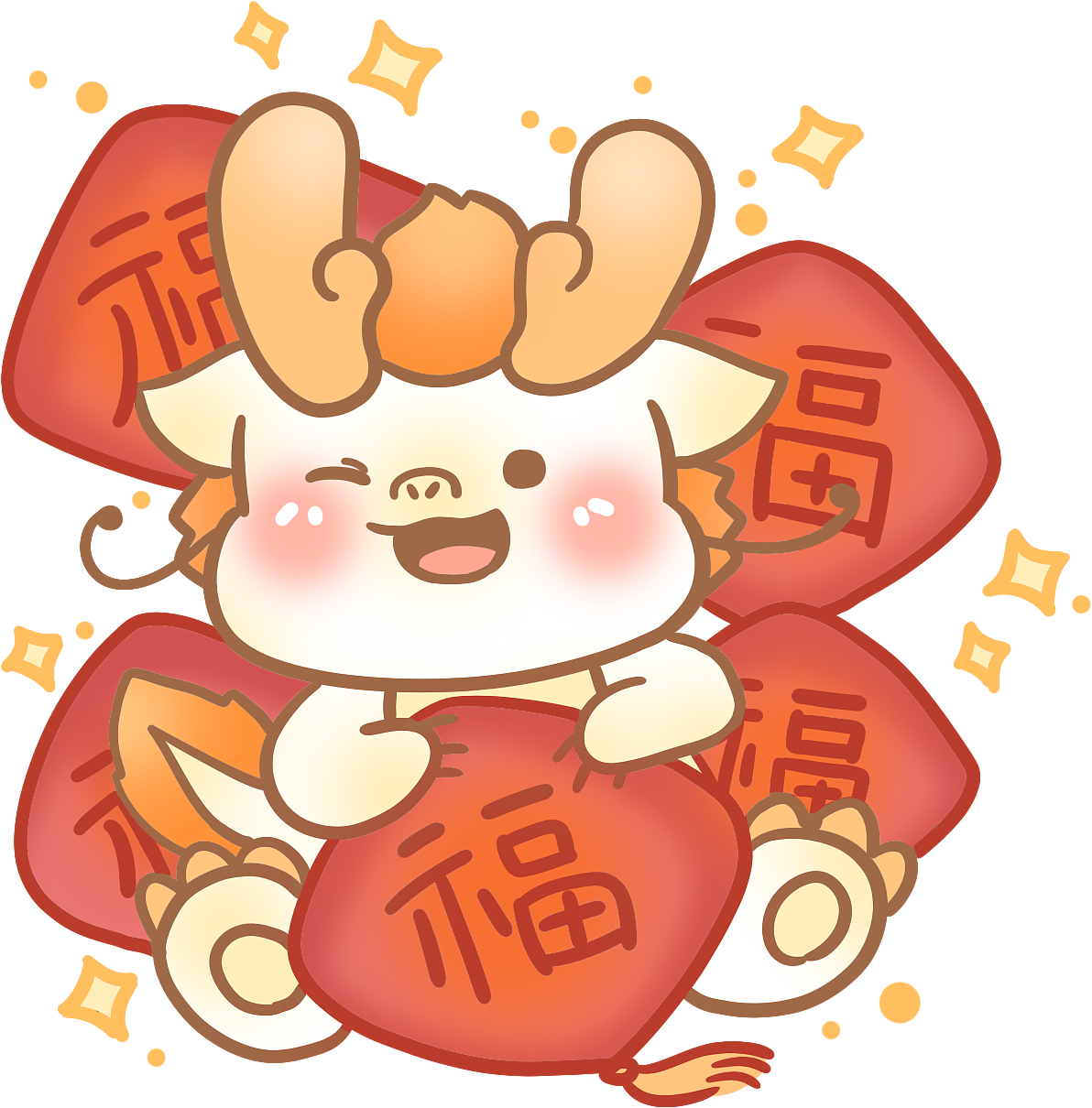 嘟嘟龙·龙年IP设计（图ZMzU5MTMxNzQ0） - IP形象 - 站酷设计师IRENE嘎嘎原创素材 - 站酷ZCOOL