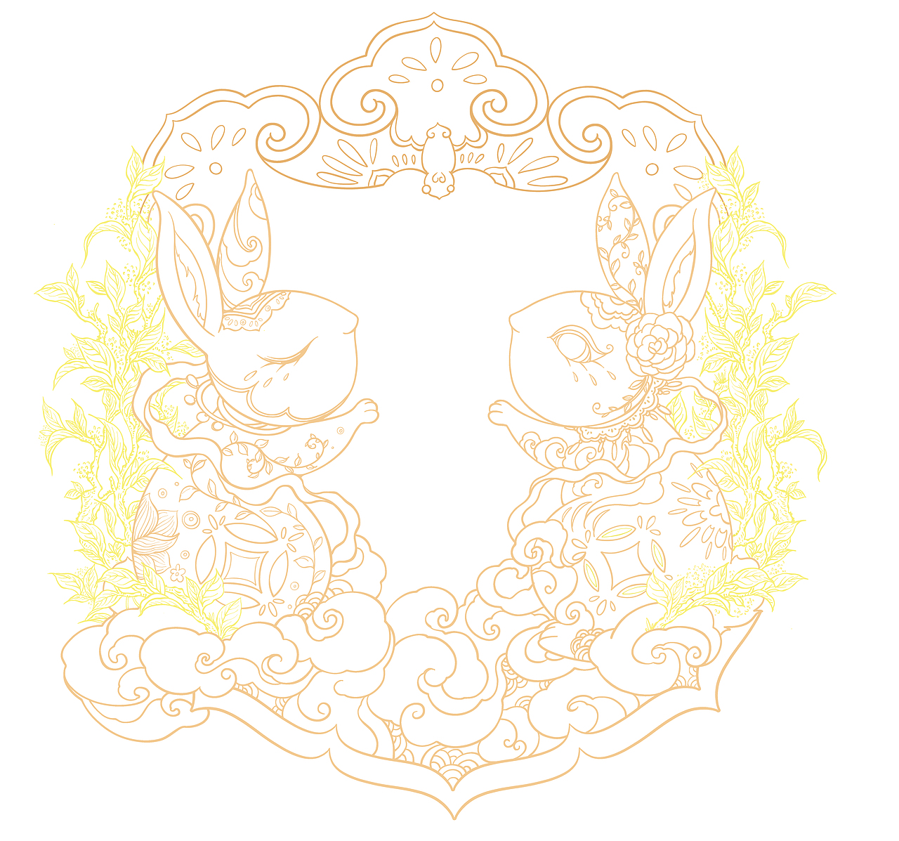 如意兔（图ZMzI2OTIzNDQw） - 商业插画 - 站酷设计师番茄小山猪原创素材 - 站酷ZCOOL