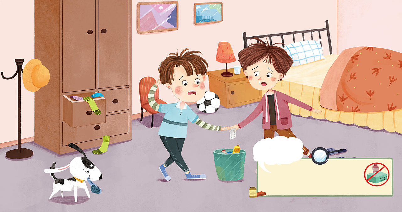 垃圾分类7本内心（图ZMzI1NDMyNDMy） - 商业插画 - 站酷设计师烟逗猫原创素材 - 站酷ZCOOL