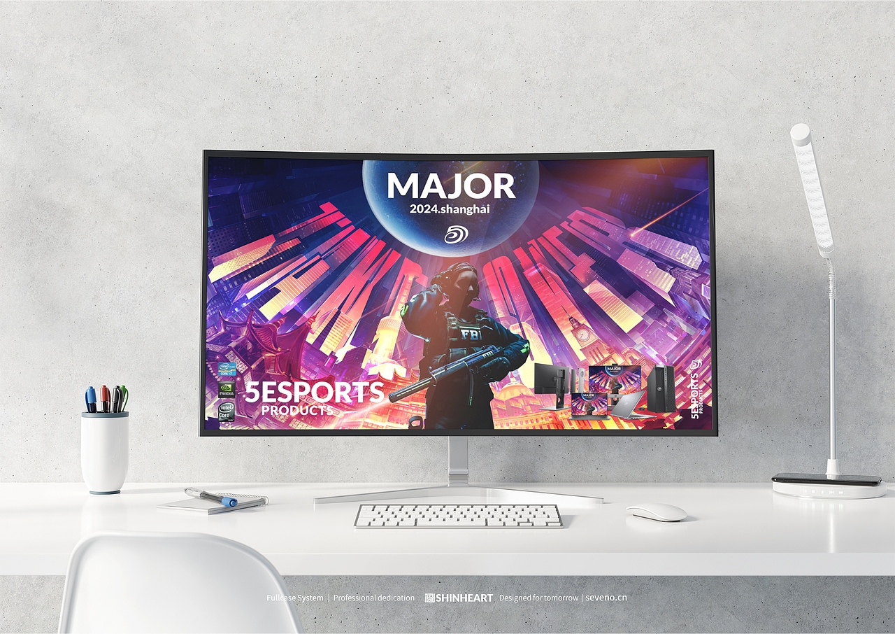 ImbaTV旗下5EPlay电竞外设品牌VIS设计-因心设计