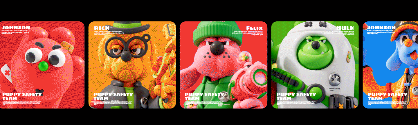 【狗狗安全队报到!PUPPYSAFETYTEAM】IP设计|IP家族
