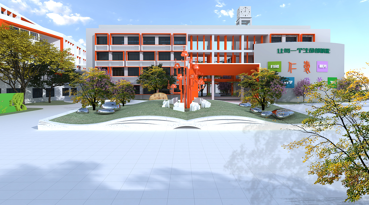 莫校校园文化设计（图ZMzM5NDQyNjQw） - 景观设计 - 站酷设计师禅武工坊原创素材 - 站酷ZCOOL