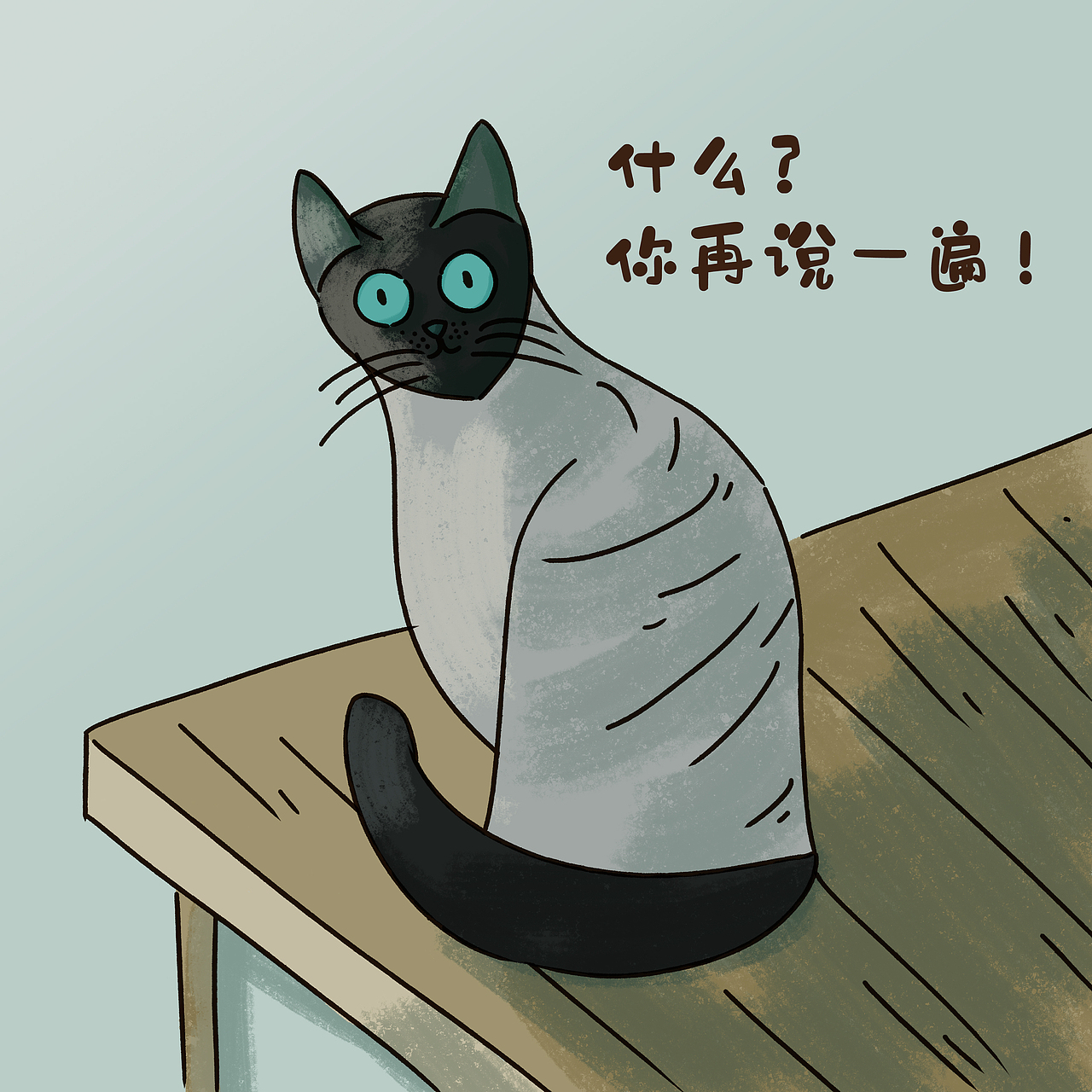 【喵言喵语】挑战30天打卡30只猫咪插画