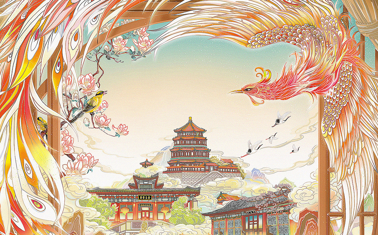 人民日报 X 三欧创意 面膜包装插画定制设计