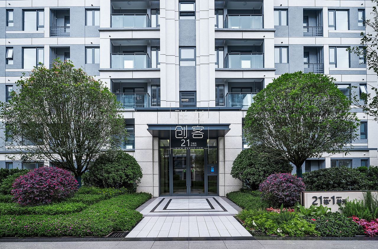 万科璞誉洋房交付园林建筑空间摄影(贵阳)