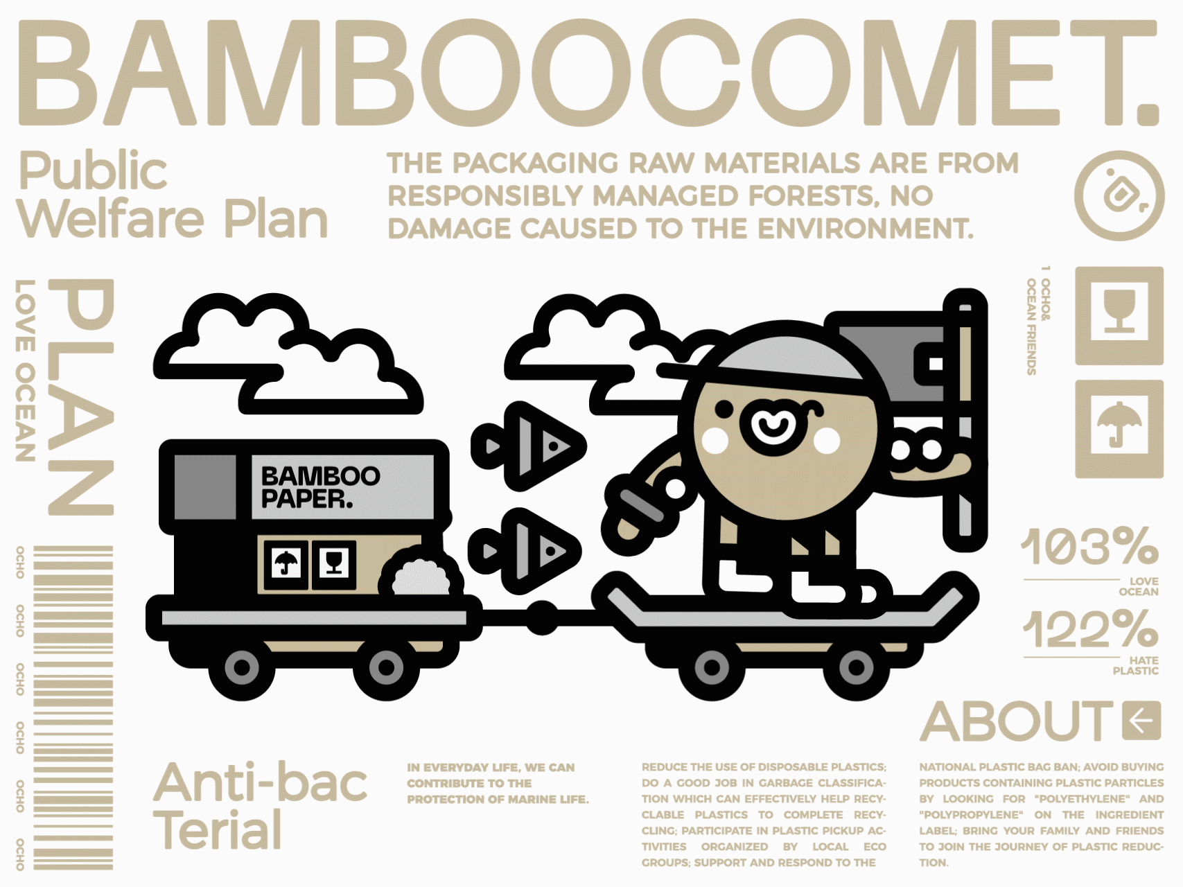 BambooComet彗竹生活 I 再生纸包装设计