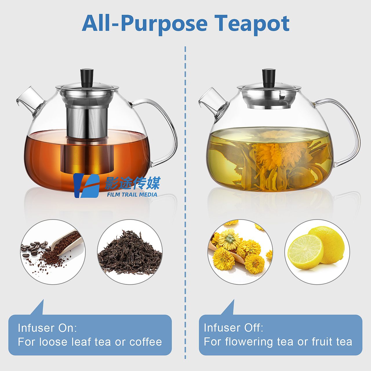 茶水壶亚马逊效果图 提升销量的亚马逊 主图图片视频