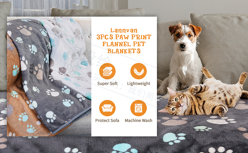 亚马逊宠物毯毛毯图片拍摄毯子产品主图A+美工设计