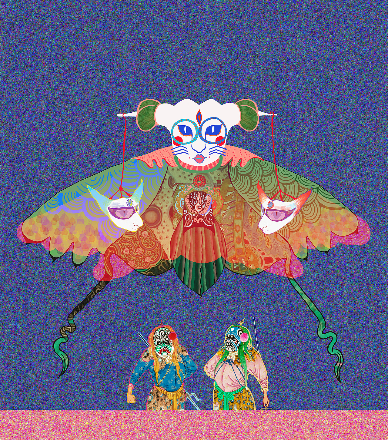 表现主义插画长卷:中国故事