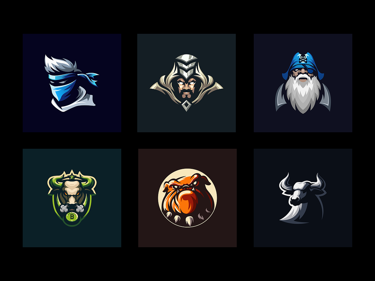 矢量插画图标LOGO练习合集