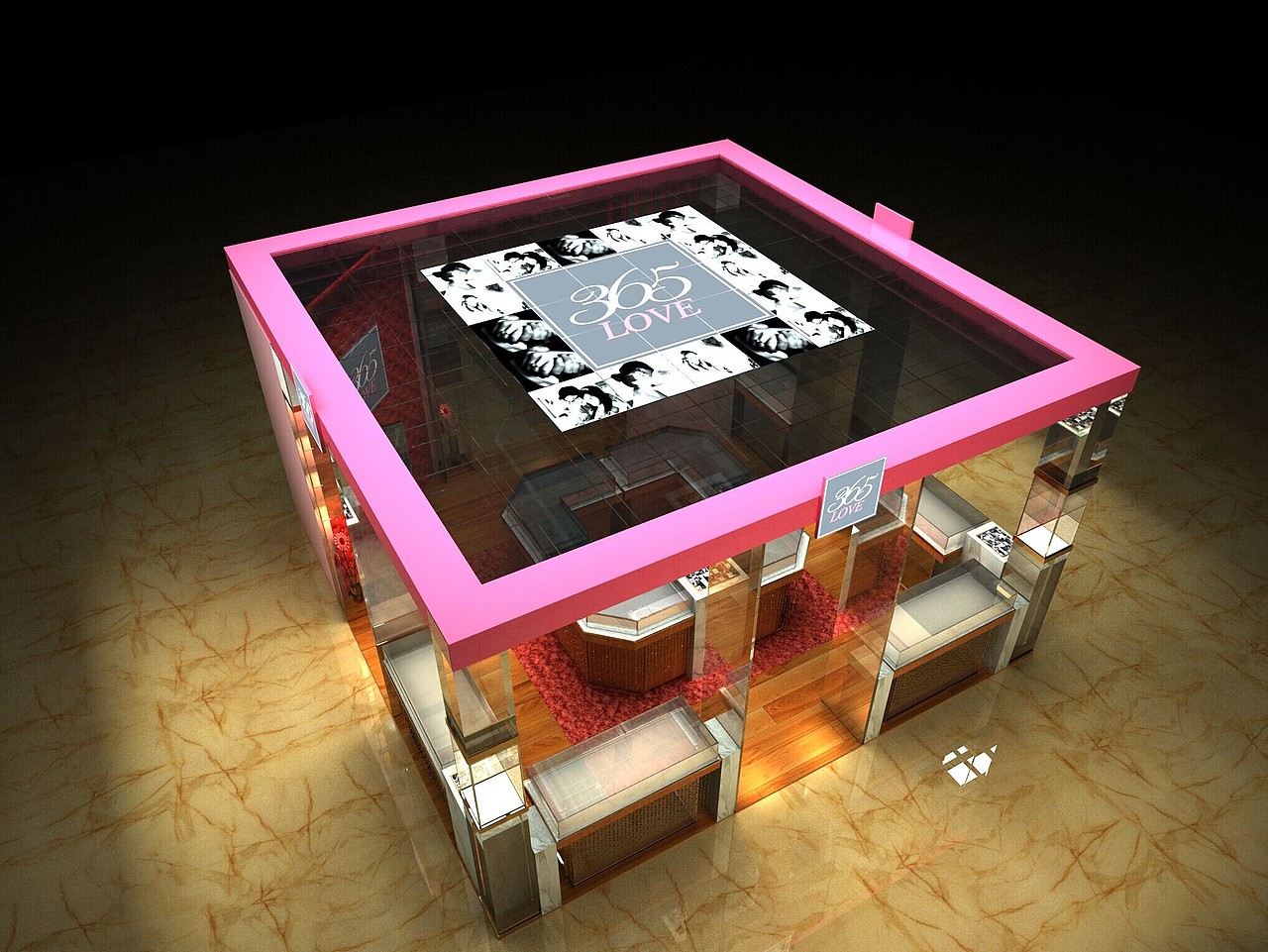 珠宝店面（图ZMzY1ODUzMzQw） - 商业空间设计 - 站酷设计师老友鬼鬼原创素材 - 站酷ZCOOL