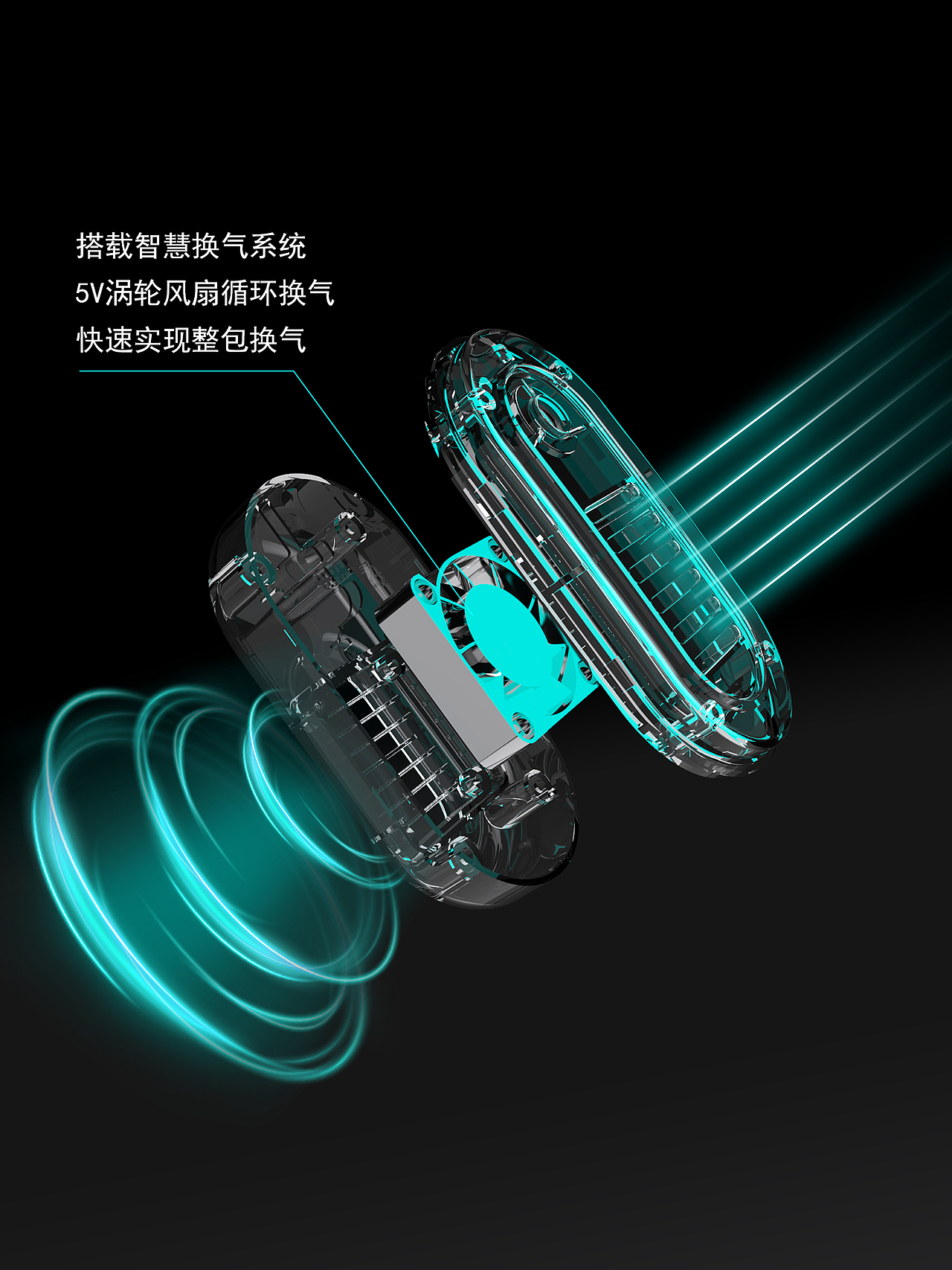 一款科技感的宠物背包图片和视频渲染及剪辑