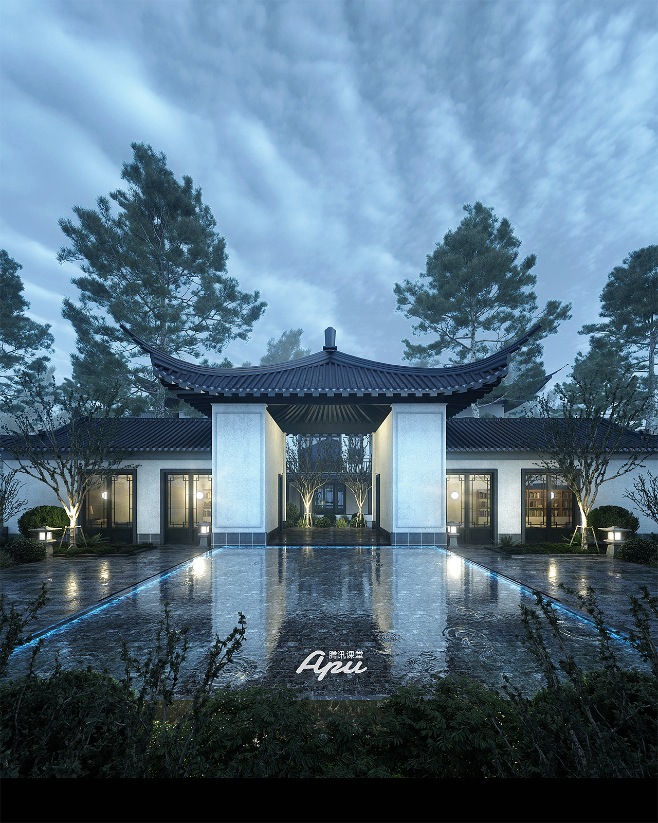 腾讯课堂apu建筑表现2022年