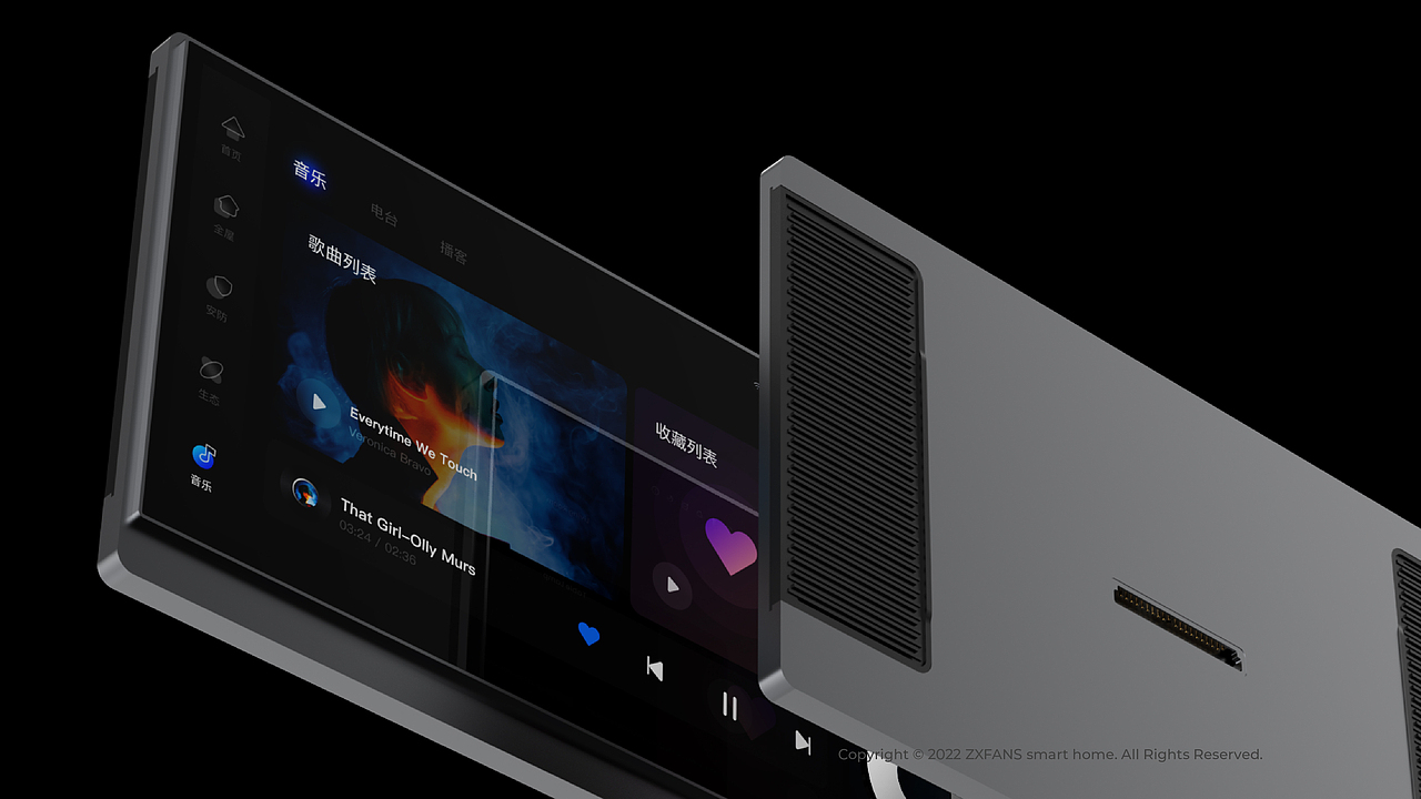 ZXFANS 智有范丨智能中控屏系列（图ZMzM3MzM0Nzg0） - 电子产品 - 站酷设计师ZXFANS智有范原创素材 - 站酷ZCOOL
