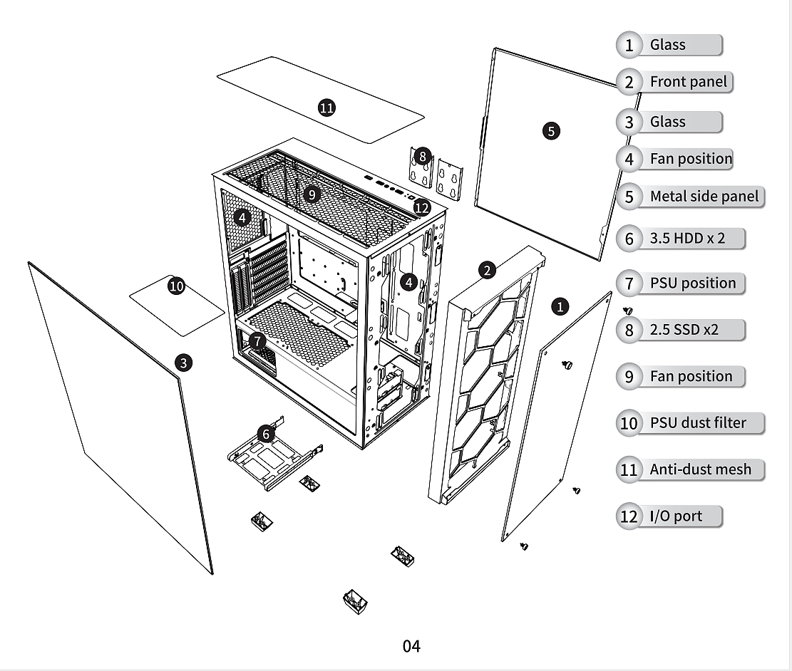 机箱产品说明书设计