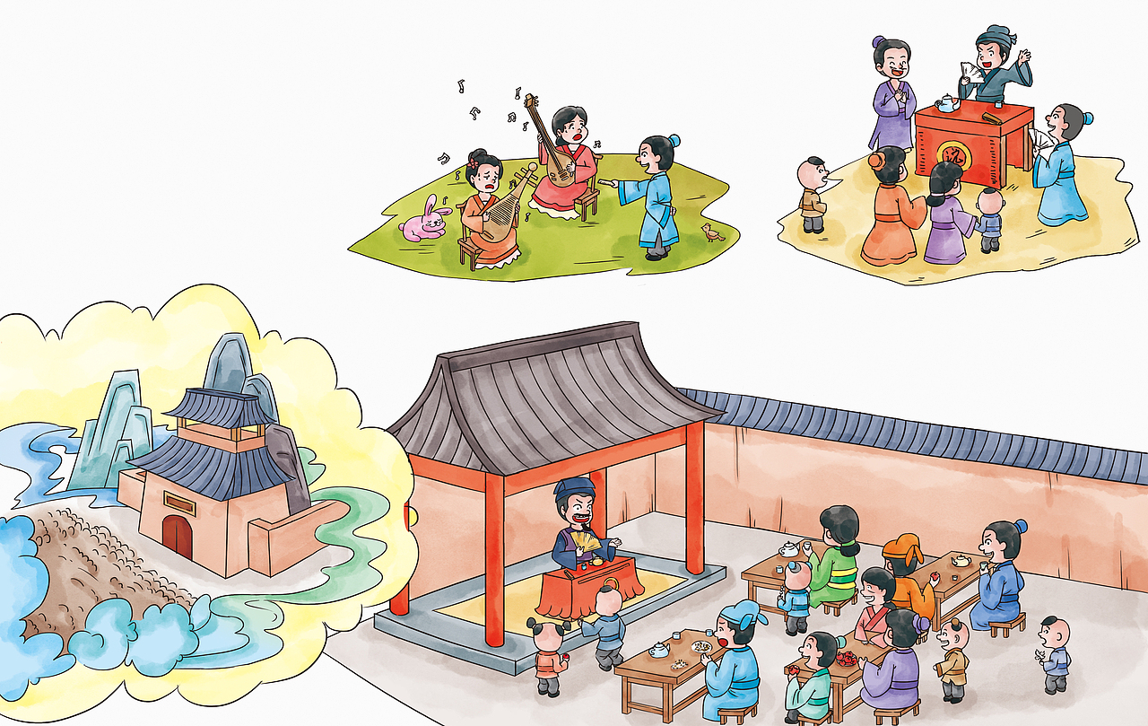 职业简史-职业的故事（图ZMzE0ODAxMjI0） - 绘本 - 站酷设计师刘欢paint原创素材 - 站酷ZCOOL