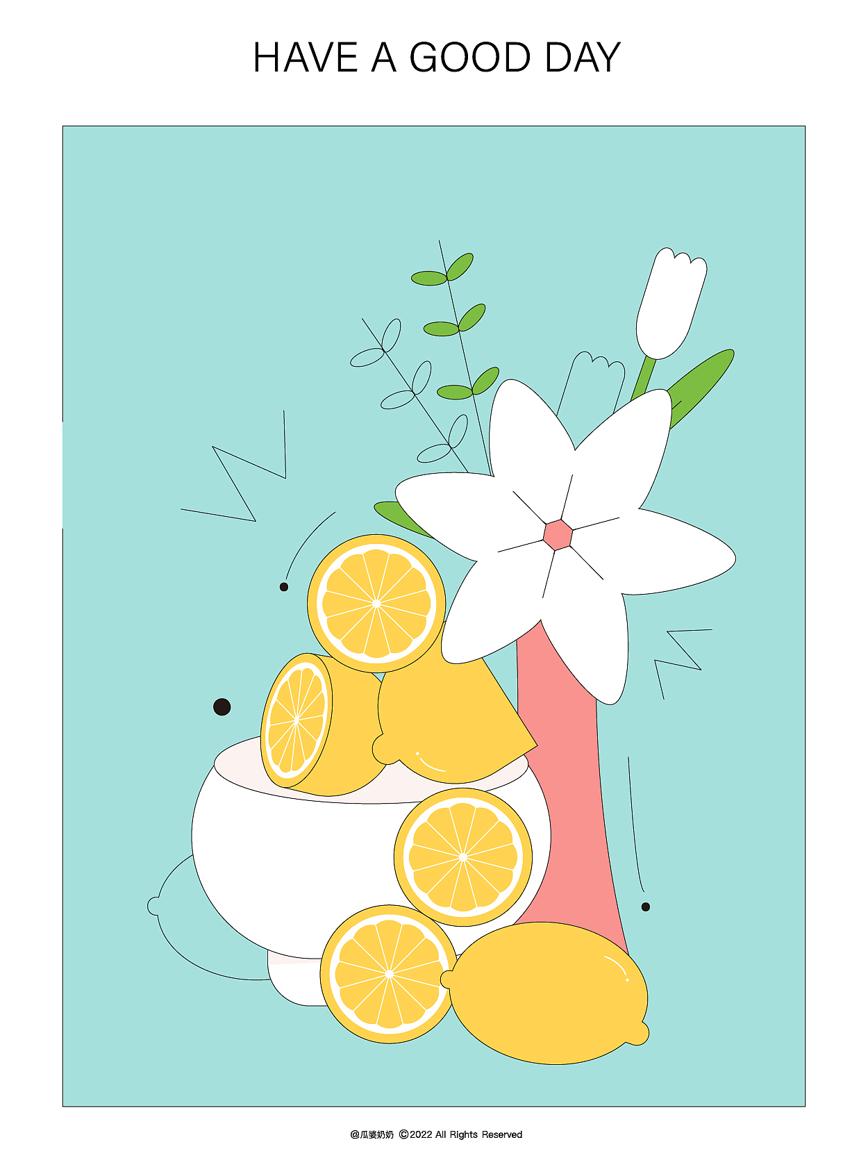 水果花卉系列插画～#创作加油站#（图ZMzEzMjg5NDYw） - 商业插画 - 站酷设计师瓜婆奶奶原创素材 - 站酷ZCOOL