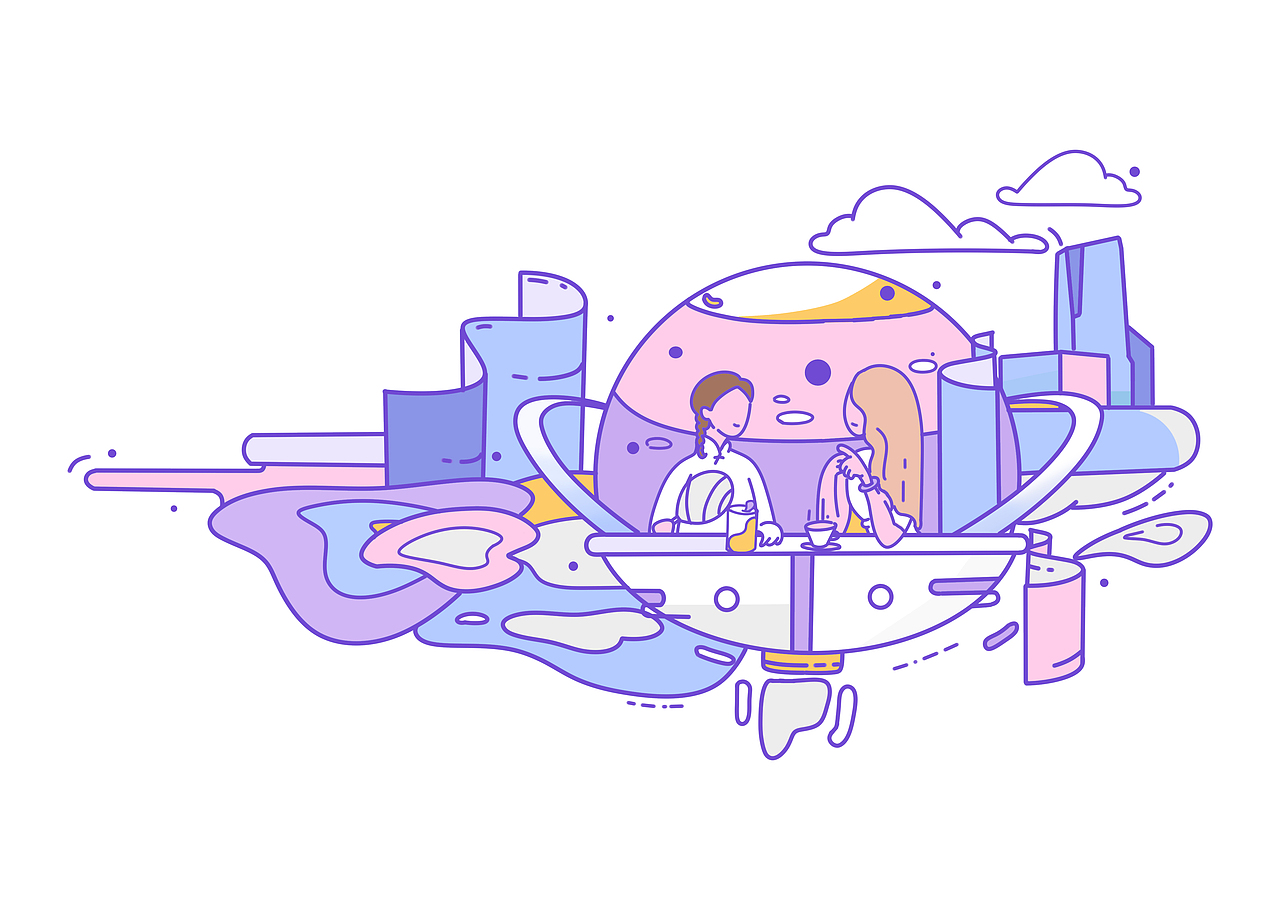 MBE插画风格系列设计_环保（图ZMzY5MjMyMzEy） - 商业插画 - 站酷设计师ChuCi_楚西原创素材 - 站酷ZCOOL