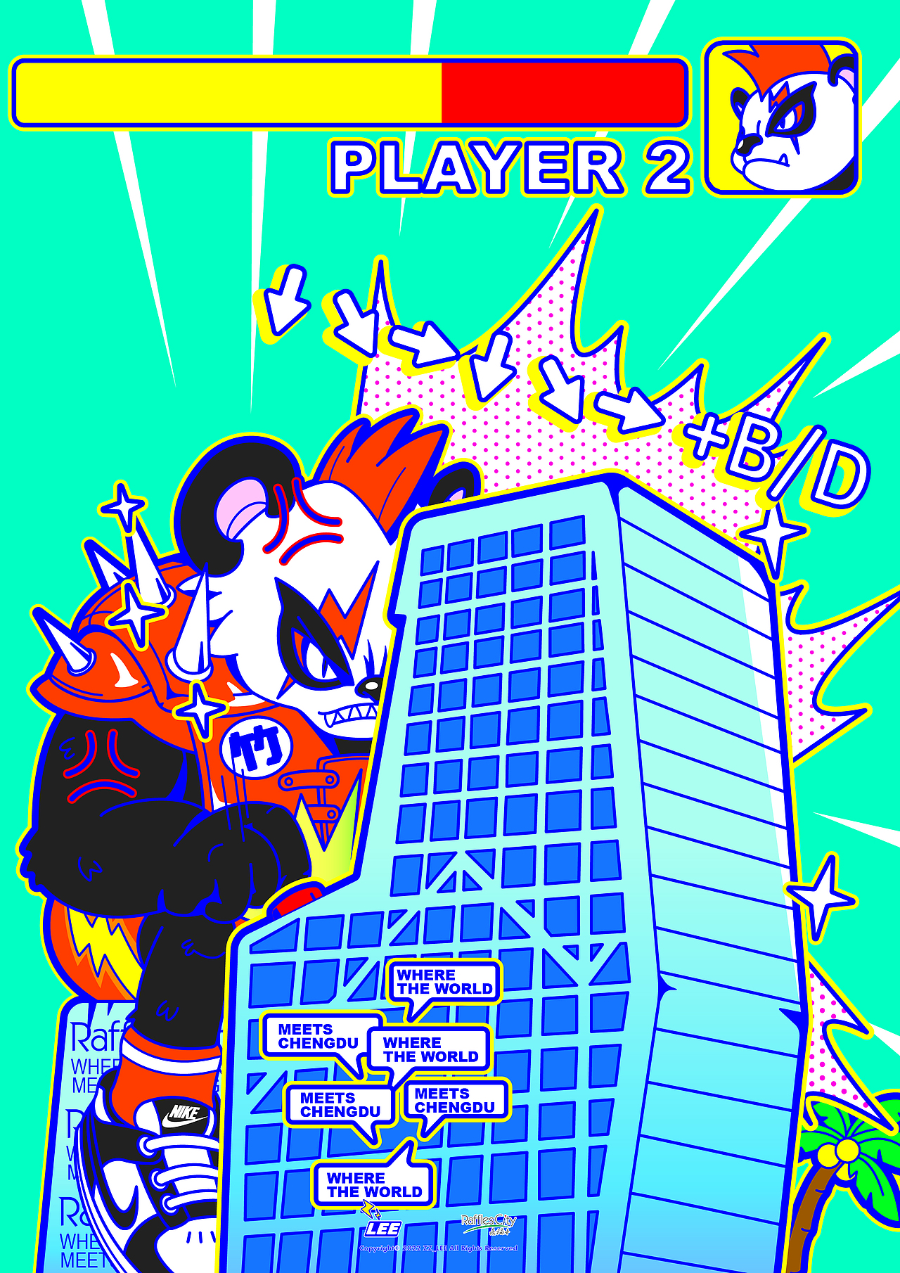 来福士FTG（图ZMzAyNTIyOTUy） - 新锐潮流插画 - 站酷设计师沢ZZ_LEE原创素材 - 站酷ZCOOL