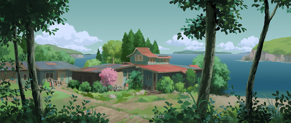 动漫风场景创作