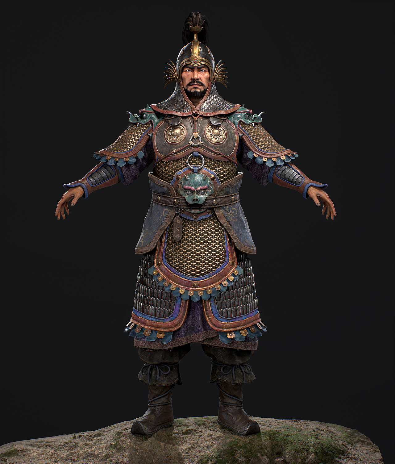 唐朝将军哥舒翰（图ZMzU2MTc0MjU2） - 人物/生物 - 站酷设计师魏文肆原创素材 - 站酷ZCOOL