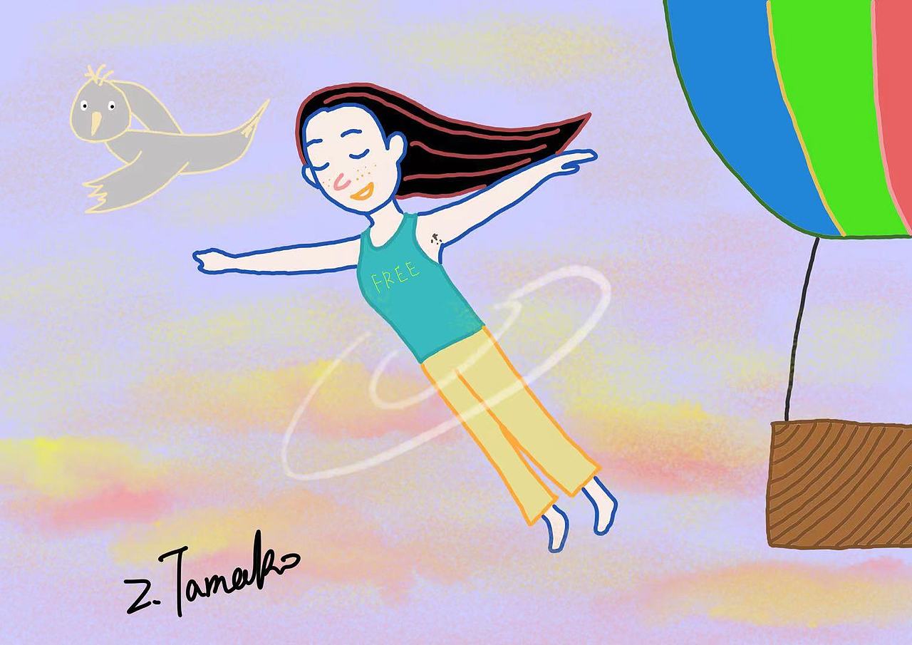 如果一个人看起来很自由……