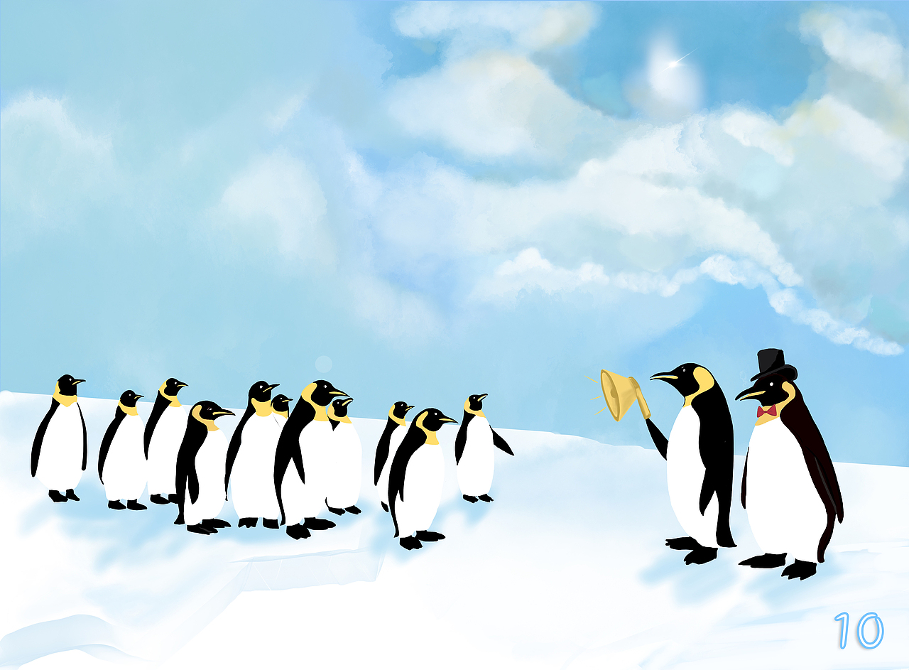 《冰川在融化》手绘课件（图ZMzQwNjc5NjM2） - 绘本 - 站酷设计师麦咭婶婶原创素材 - 站酷ZCOOL