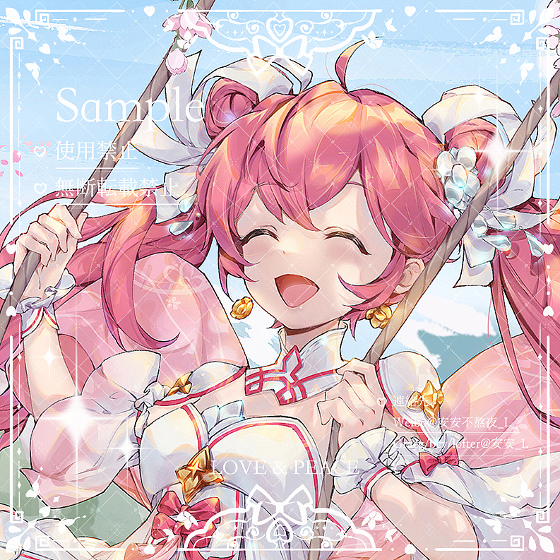 ❤️头像接稿啦，快来约吧，ღ( ´･ᴗ･` )比心❤️（图ZMjk4NjUyMzM2） - 商业插画 - 站酷设计师安安_L原创素材 - 站酷ZCOOL