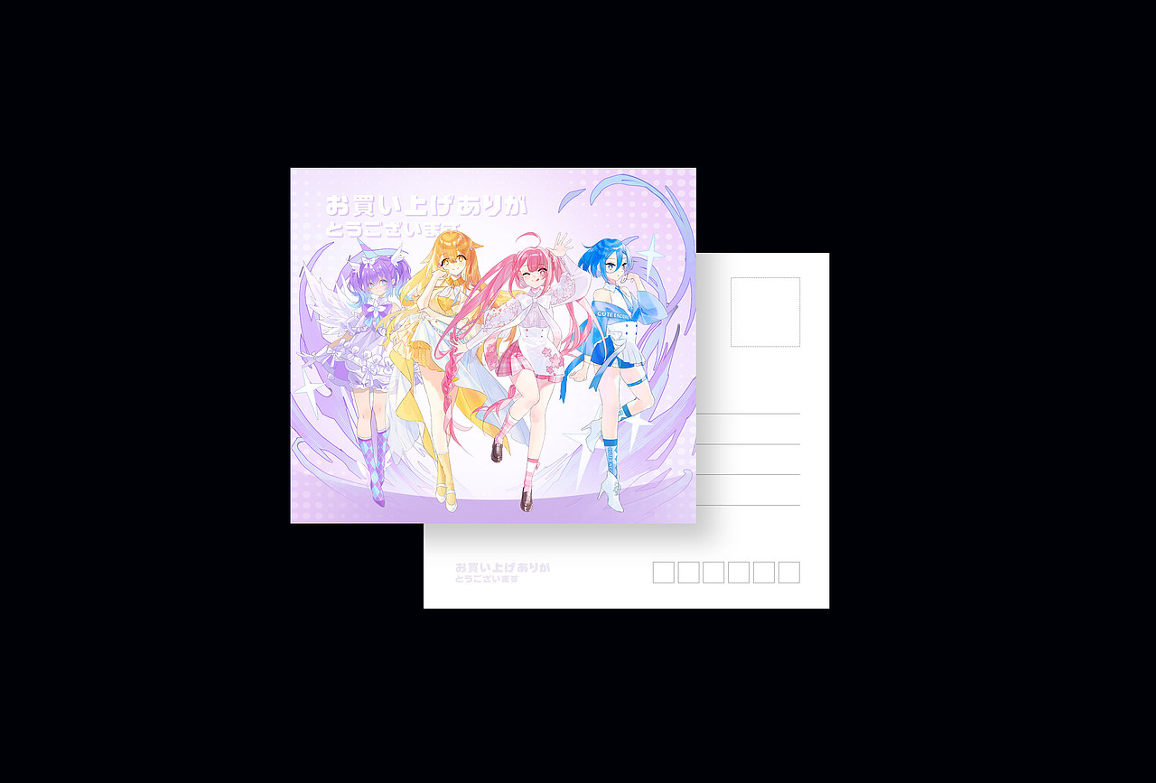 裘特安可 | 二次元系袜子包装（图ZMzE4MzYxMzky） - IP形象 - 站酷设计师寒白之疏原创素材 - 站酷ZCOOL