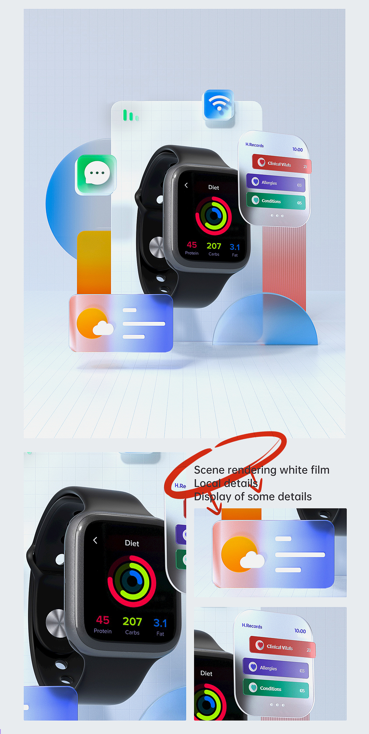 2022年上半年C4D-OC篇渲染练习合集