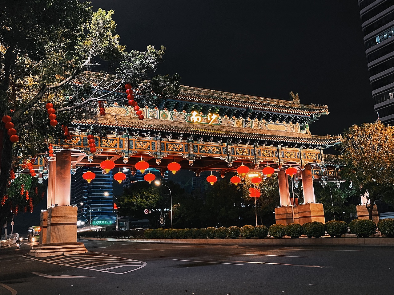 迎新春-广州南沙牌坊（图ZMzYzOTU3MDQ4） - 风光摄影 - 站酷设计师DY在修炼原创素材 - 站酷ZCOOL