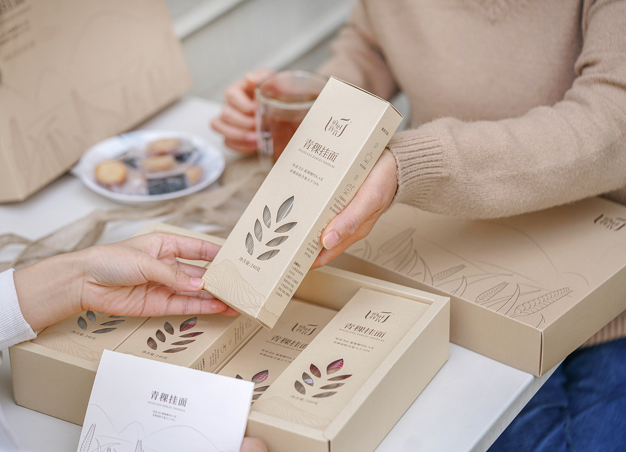 青稞挂面&青稞挂面礼盒拍摄