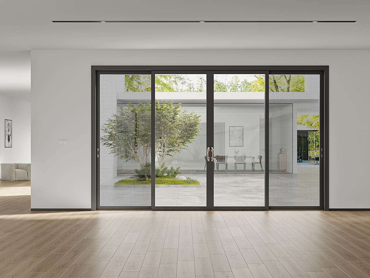 现代门窗效果图