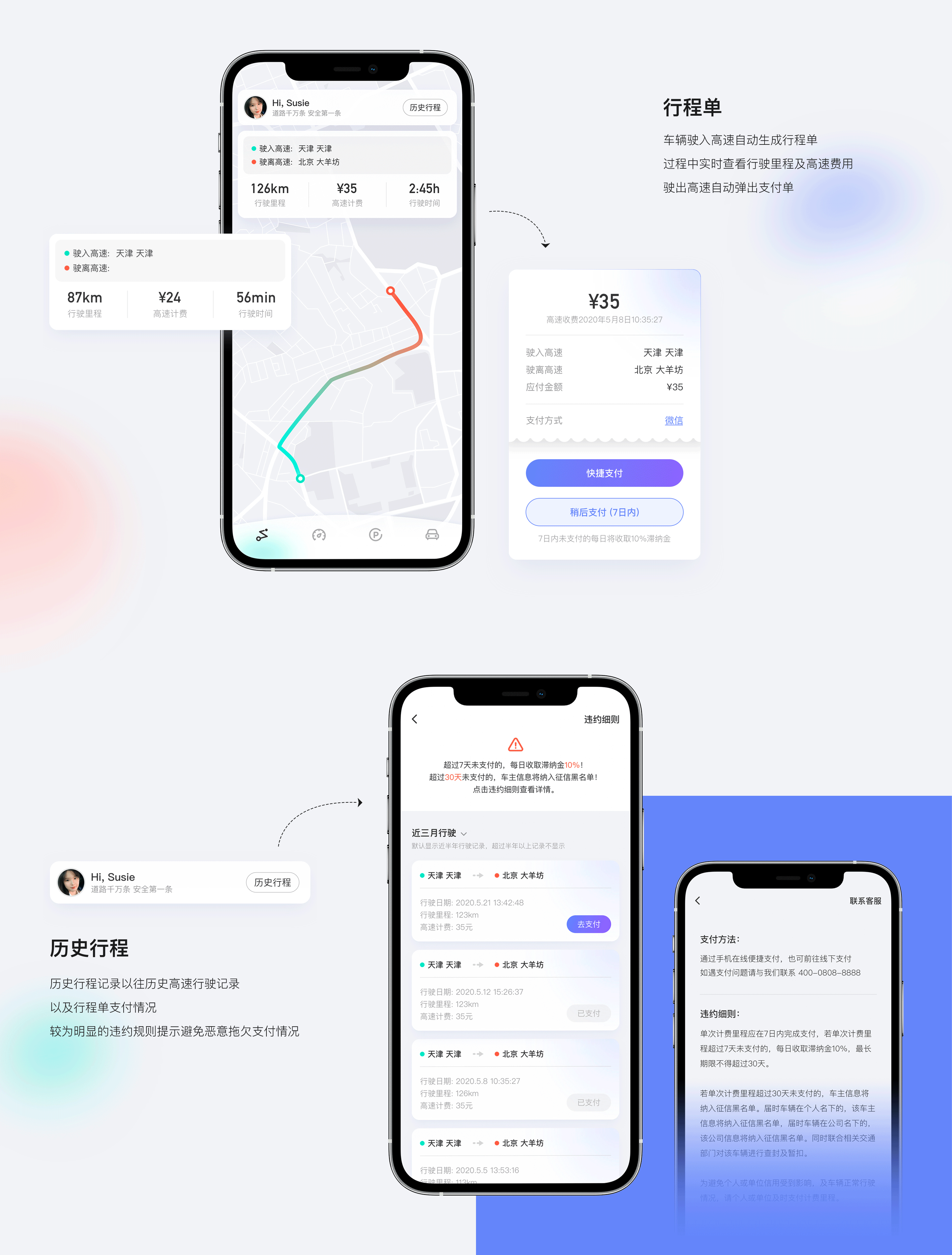 未来ETC/高速出行方案（图ZMzExMjk3NDMy） - APP界面 - 站酷设计师母小静_Susie原创素材 - 站酷ZCOOL