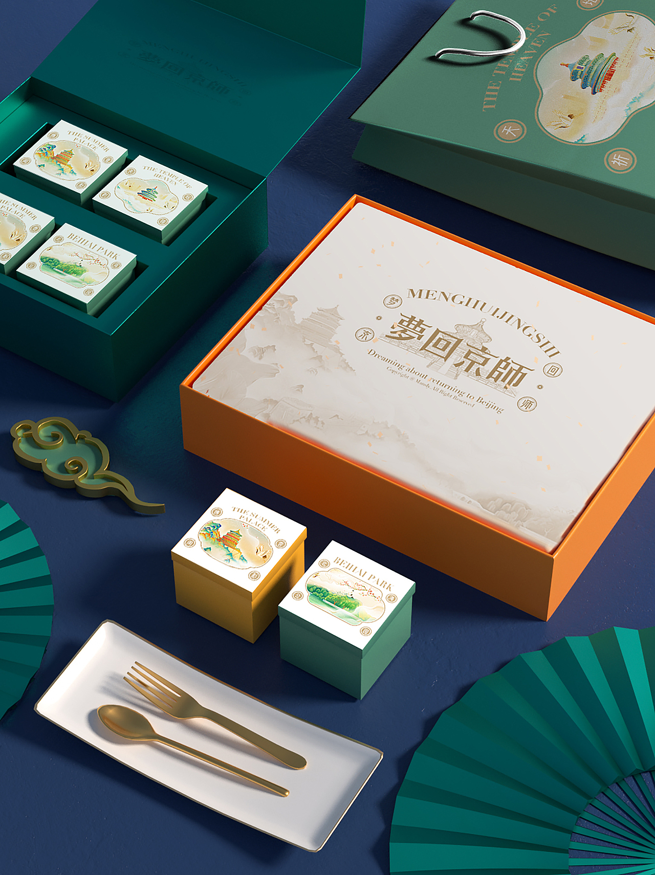 梦回京师/动态插画/文创设计/包装设计（图ZMzEwMzgwODUy） - 商业插画 - 站酷设计师MandyLDD原创素材 - 站酷ZCOOL