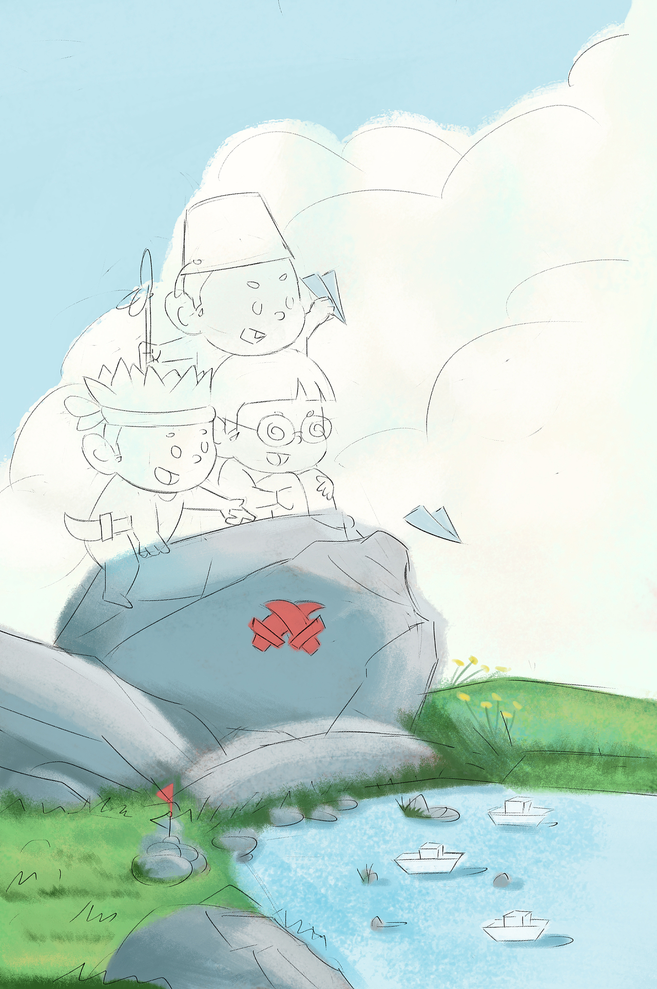 登陆（图ZMzE2MzA4ODQw） - 儿童插画 - 站酷设计师岩安原创素材 - 站酷ZCOOL